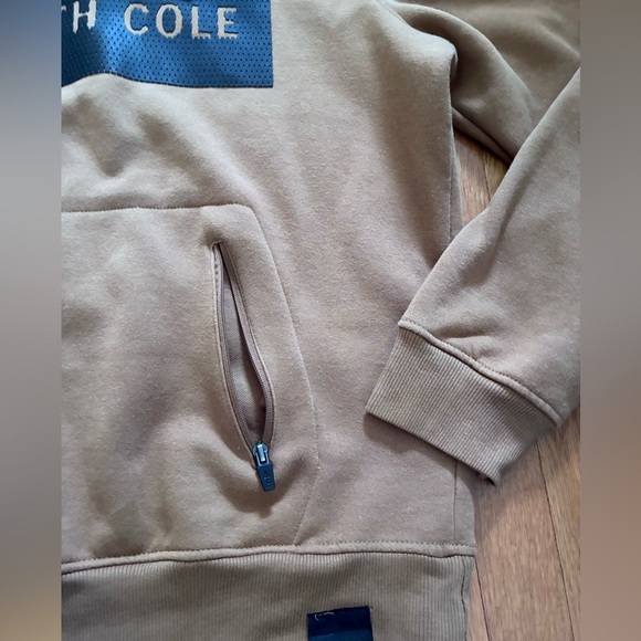 Kenneth Cole Men’s Tan Hooded Pullover Sweatshirt - Size L - Picture 2 of 7